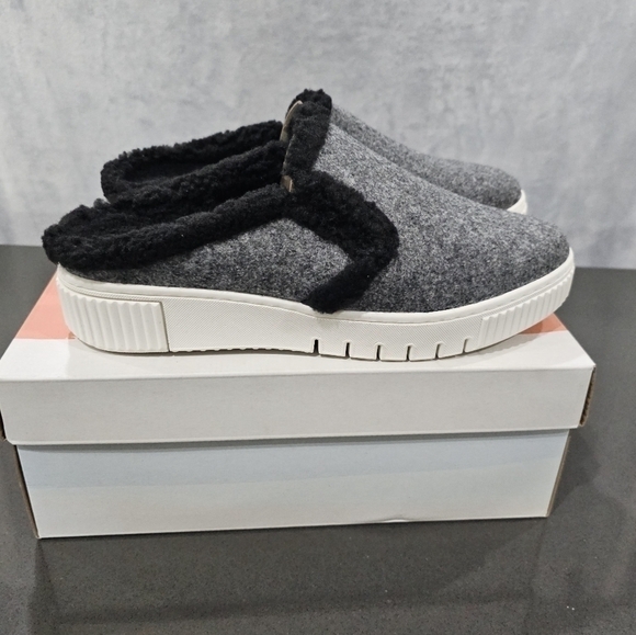 Naturalizer Soul Cozy Grey Slip On Mules Size 8 - Picture 1 of 4